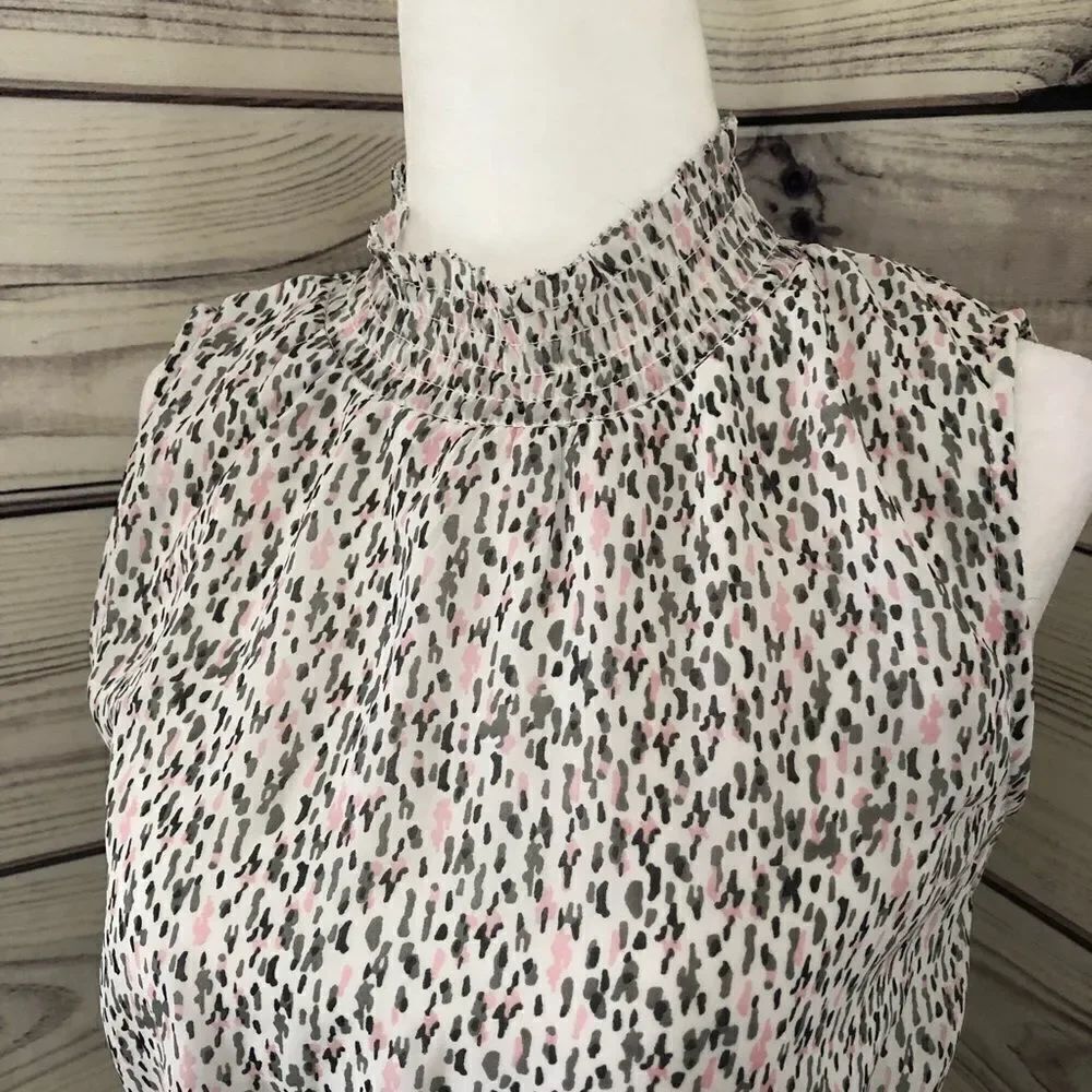 Japna Patterned Peplum Tank Small NWT - Picture 2 of 9
